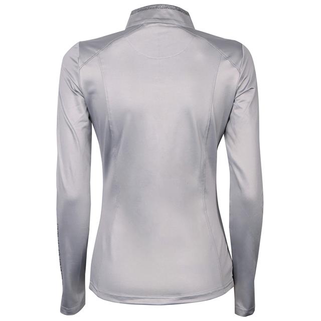 Trainings-T-Shirt Denici Cavalli Shadow Langarm Harry's Horse Silber