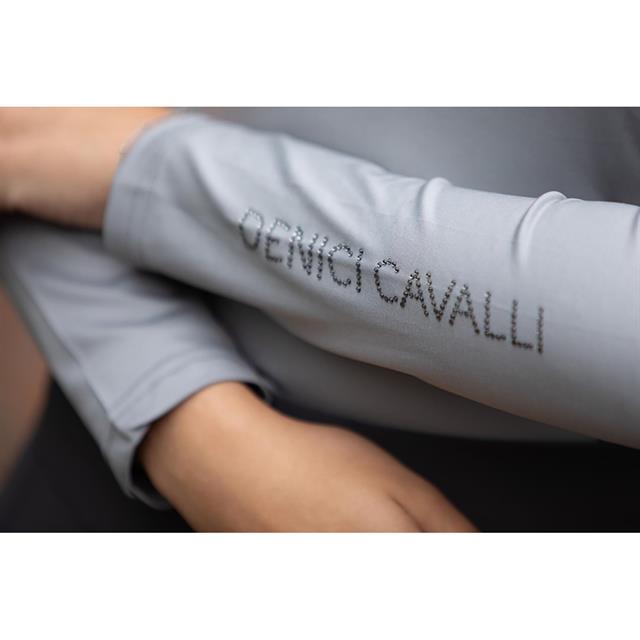 Trainings-T-Shirt Denici Cavalli Shadow Langarm Harry's Horse Silber