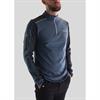 Trainings-T-Shirt Langarm Herren Montar Blau