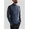 Trainings-T-Shirt Langarm Herren Montar Blau