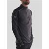 Trainings-T-Shirt Langarm Herren Montar Dunkelgrau