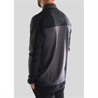 Trainings-T-Shirt Langarm Herren Montar Dunkelgrau