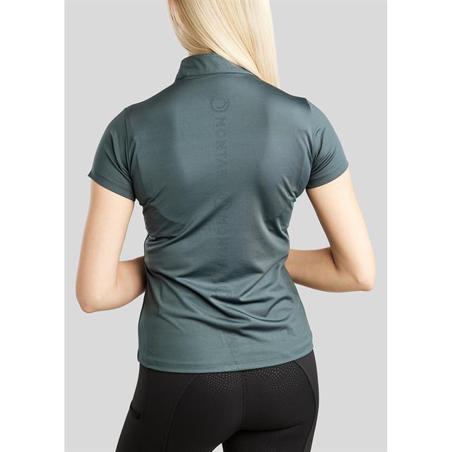 Trainings-T-Shirt MOElaine Lasercut Montar Blau