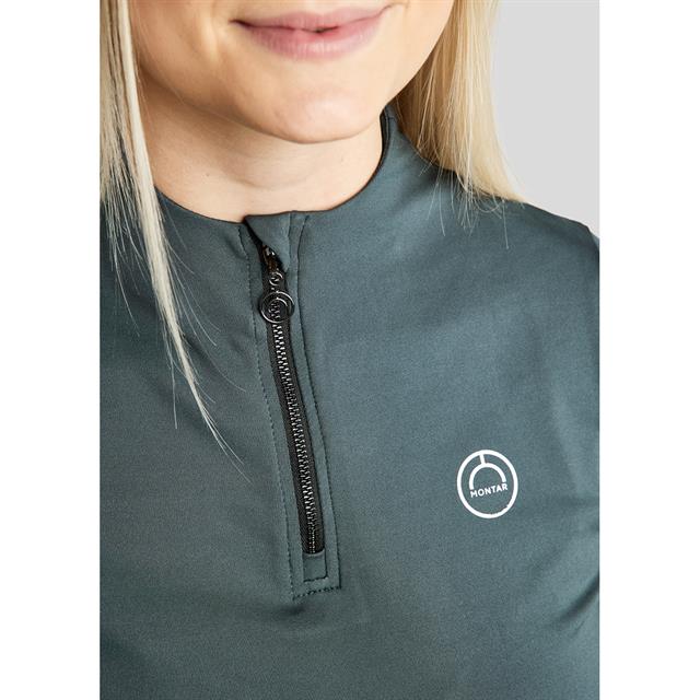 Trainings-T-Shirt MOStar Logo Foil Stripe Montar Blau