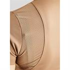 Trainings-T-Shirt MOStar Logo Foil Stripe Montar Hellbraun