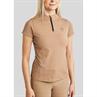 Trainings-T-Shirt MOStar Logo Foil Stripe Montar Hellbraun
