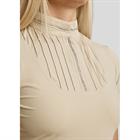 Trainings-T-Shirt MOZitta Refined Gun Metal Montar Beige