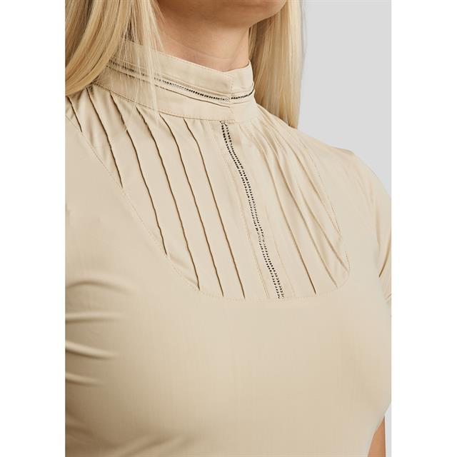 Trainings-T-Shirt MOZitta Refined Gun Metal Montar Beige