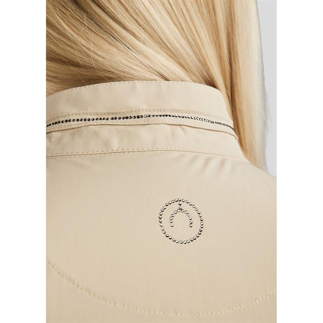 Trainings-T-Shirt MOZitta Refined Gun Metal Montar Beige