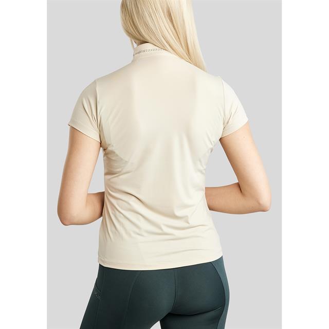 Trainings-T-Shirt MOZuna Refined Montar Beige
