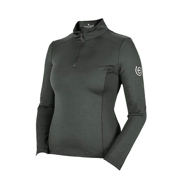 Trainings-T-Shirt Vision Avenue Green Equestrian Stockholm Dunkelgrün