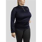 Trainingsshirt Briella Roségold Crystals Montar Dunkelblau