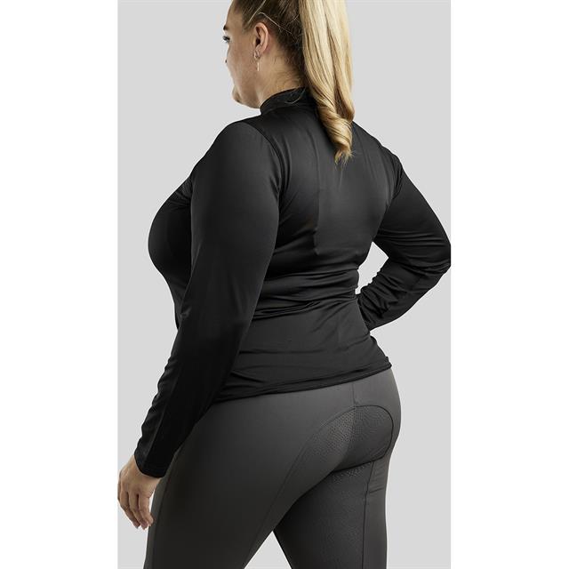 Trainingsshirt Briella Roségold Crystals Montar Schwarz