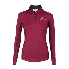 Trainingsshirt Climate Layer LeMieux Dunkelrot