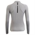Trainingsshirt CLX Zip-Up BR Hellgrau