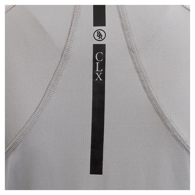 Trainingsshirt CLX Zip-Up BR Hellgrau