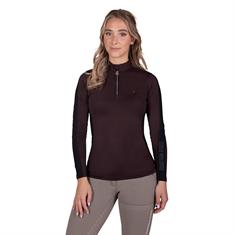 Trainingsshirt Julin Thermo QHP Dunkelbraun
