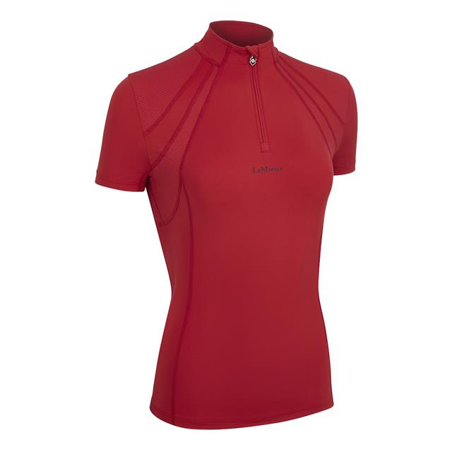 Trainingsshirt Mia Mesh Baselayer LeMieux Rot