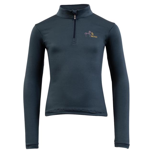 Trainingsshirt Mini Zip-Up Kids BR Dunkelblau