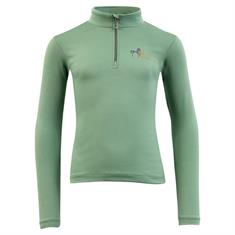 Trainingsshirt Mini Zip-Up Kids BR Grün