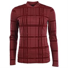 Trainingsshirt Selection Zip Print Pikeur Dunkelrot
