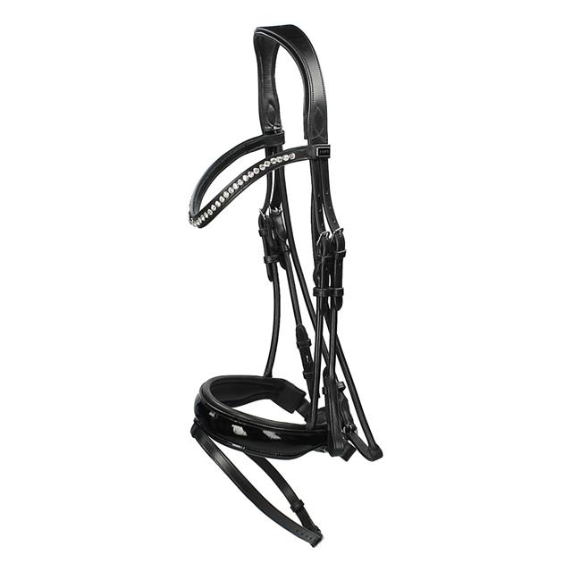 Trense Anatomical Shaped Noseband Anky Schwarz-Schwarz