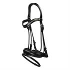 Trense Dressage Rundgenäht Medium Matt Dy'on Schwarz