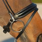 Trense Dressage Rundgenäht Medium Matt Dy'on Schwarz