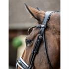 Trense Kudos Dressur Lack LeMieux Braun-Weiß