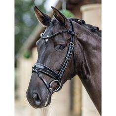 Trense Kudos Dressur Lack LeMieux Schwarz-Schwarz