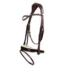 Trense Lupine QHP Dunkelbraun-Beige