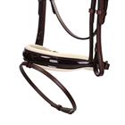 Trense Lupine QHP Dunkelbraun-Beige