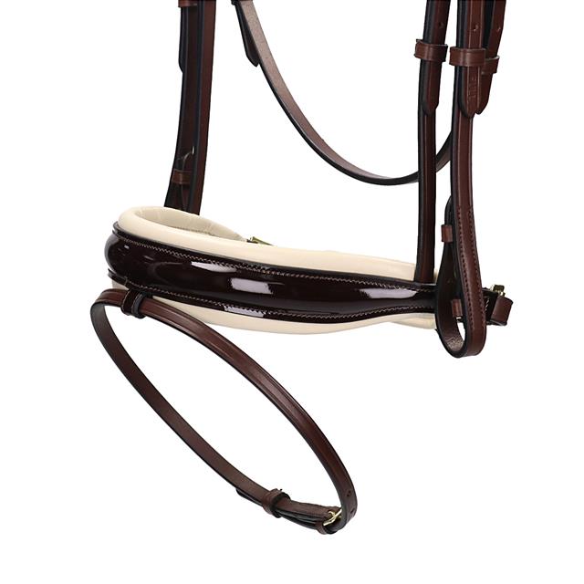 Trense Lupine QHP Dunkelbraun-Beige