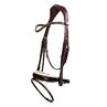 Trense Lupine QHP Dunkelbraun-Beige