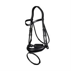 Trense Matte Large Crank Noseband Dressage Collection by Dy'on Schwarz