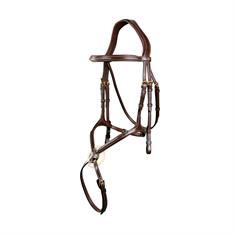 Trense mit mexikanischem Reithalfter D Collection Dy'on Braun