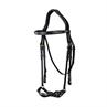 Trense mit verstellbarem Reithalfter D Collection Dy'on Schwarz