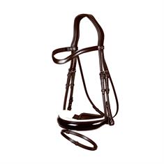 Trense Patent Large Crank White Padding Dressage Collection by Dy'on Braun
