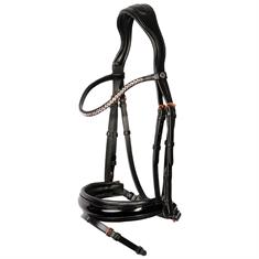Trense Roségold Lacque II Harry's Horse Schwarz