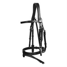 Trense Working Collection Kombiniertes Reithalfter mit Karabinern Dy'on Schwarz