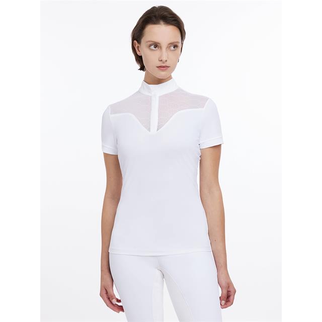 Turniershirt Emily Langarm LeMieux Weiß