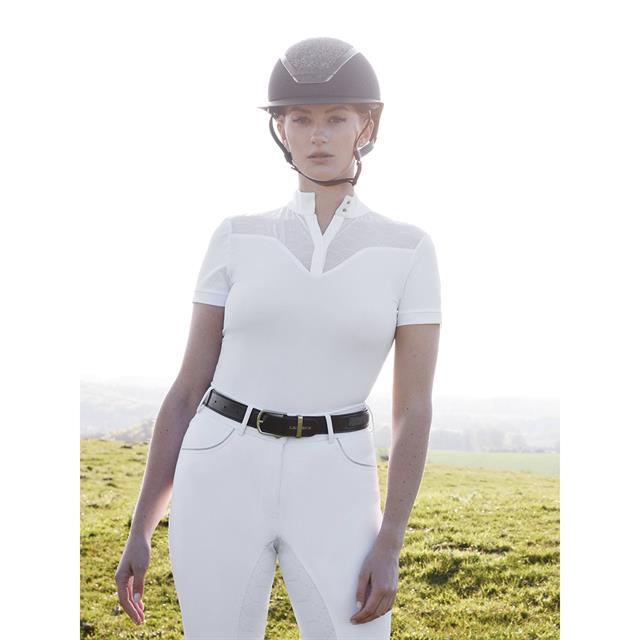 Turniershirt Emily Langarm LeMieux Weiß