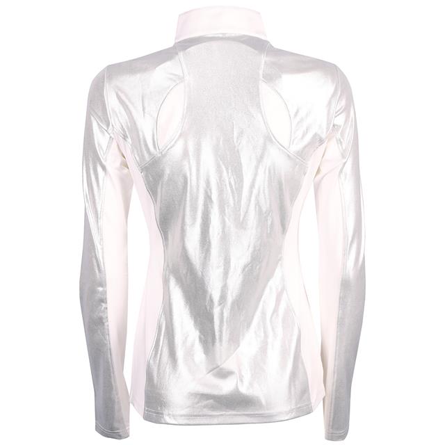 Turniershirt EQS Silver Shiny Harry's Horse Weiß-Silber