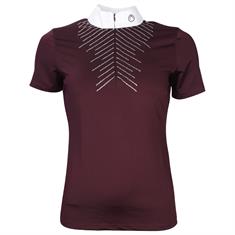 Turniershirt Everly Bling Montar Dunkelrot