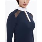 Turniershirt Langarm Camille LeMieux Dunkelblau