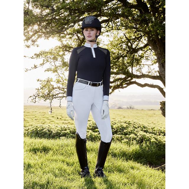 Turniershirt Langarm Camille LeMieux Dunkelblau