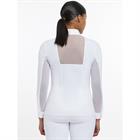 Turniershirt Langarm Camille LeMieux Weiß