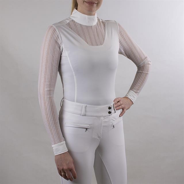 Turniershirt Mesh Anky Weiß