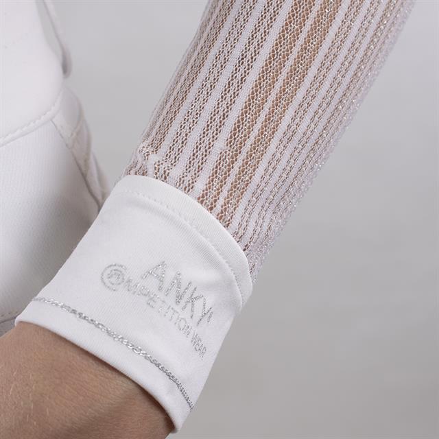 Turniershirt Mesh Anky Weiß