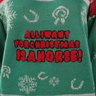 Ugly Christmas Sweater Kids PaardenpraatTV Mehrfarbig